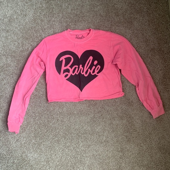 Barbie Tops - Pink Barbie Crop Top